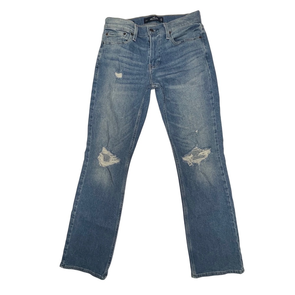 Hollister Epic Flex Bootcut Distressed Denim Jeans Men's 29W x‎ 32L